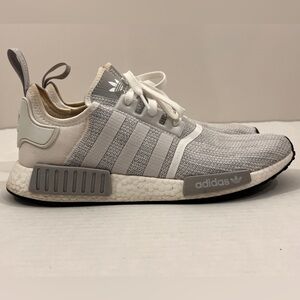 Adidas NMD R1 Men's Running Shoes Blizzard White Gray (B79759)